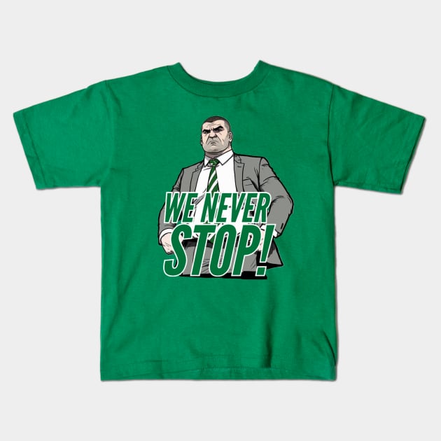 We Never Stop Kids T-Shirt by apsi